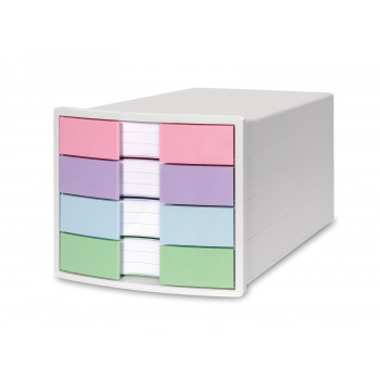 HAN IMPULS cajonera DIN A4 4 cajones multicolor 1012-129D