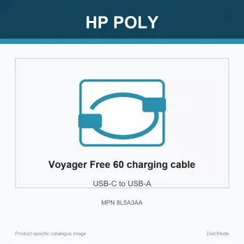 Cable de carga HP Poly Voyager Free 60 USB-C a USB-A