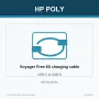 Cable de carga HP Poly Voyager Free 60 USB-C a USB-A
