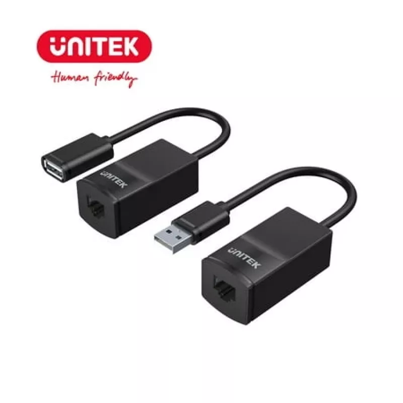 Cable de red UNITEK Y-UE01001 dock/replicador de puertos USB 3.0 60 m negro