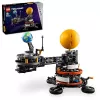 LEGO Technic Planeta Tierra y Luna en órbita, juegos espaciales para niños y niñas a partir de 10 años, sistema solar, juguete de construcción con planetas