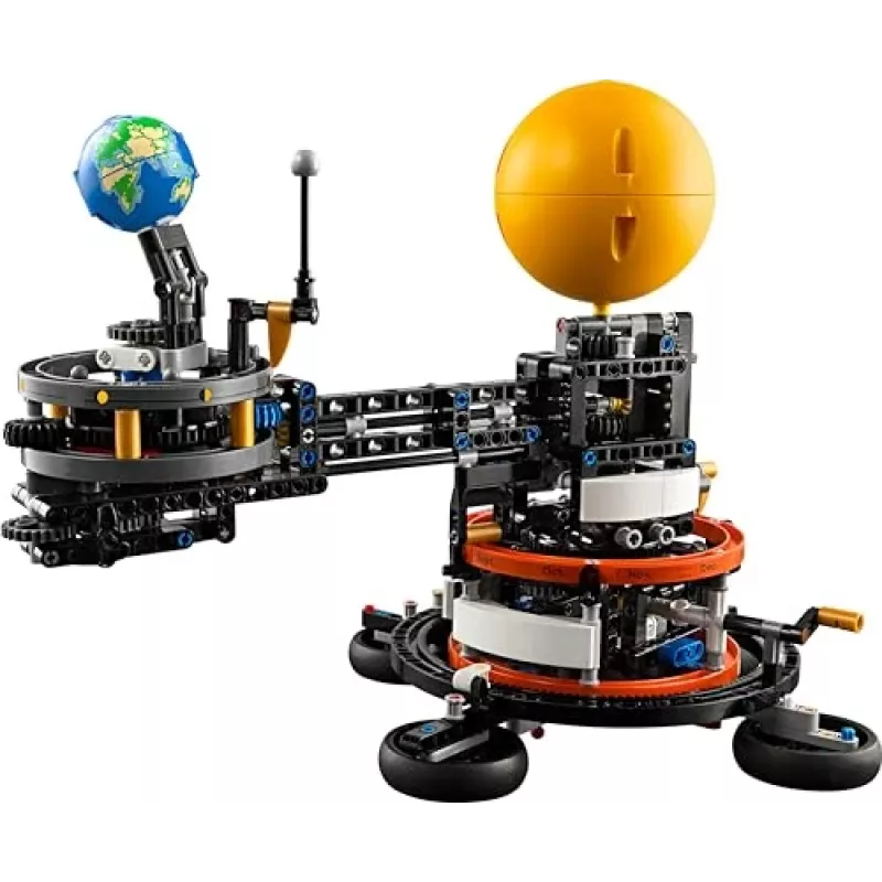 LEGO Technic Planeta Tierra y Luna en órbita, juegos espaciales para niños y niñas a partir de 10 años, sistema solar, juguete de construcción con planetas