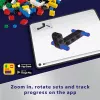 LEGO Technic Planeta Tierra y Luna en órbita, juegos espaciales para niños y niñas a partir de 10 años, sistema solar, juguete de construcción con planetas