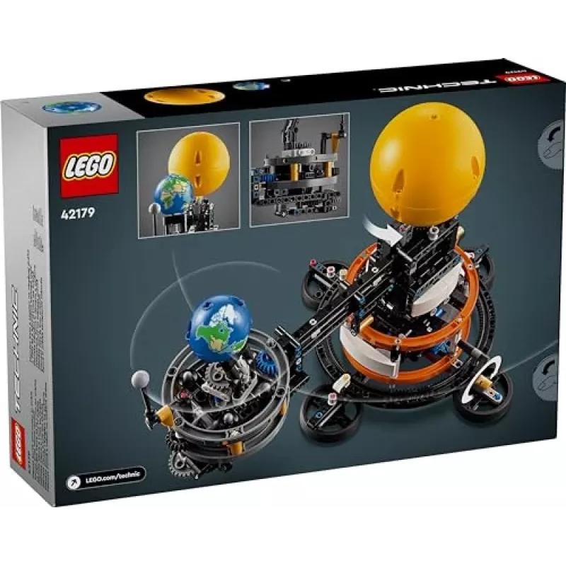 LEGO Technic Planeta Tierra y Luna en órbita, juegos espaciales para niños y niñas a partir de 10 años, sistema solar, juguete de construcción con planetas