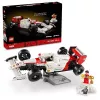 Set LEGO McLaren MP4/4 Ayrton Senna 10330 — modelo LEGO ICONS a escala