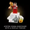 Set LEGO McLaren MP4/4 Ayrton Senna 10330 — modelo LEGO ICONS a escala