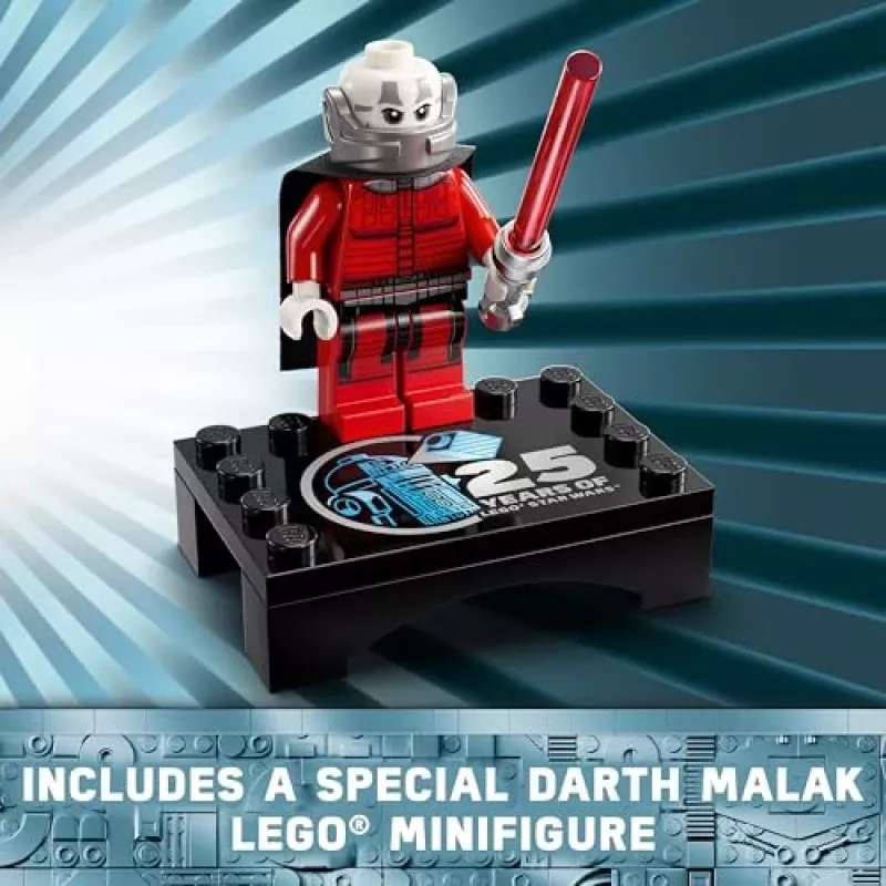 LEGO Star Wars 75379 R2-D2 set de construcción con minifigura de Darth Malak, 1050 piezas, 10+