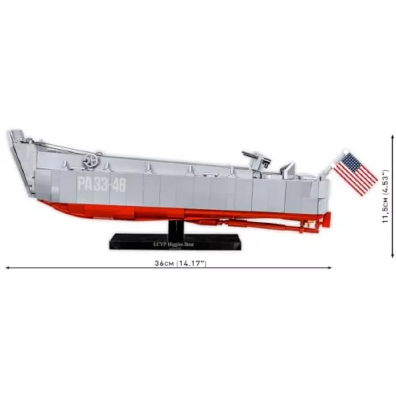 Set de construcción Cobi LCVP Higgins Boat 715 piezas edad 8+