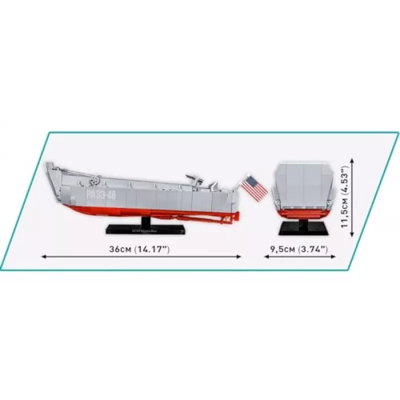 Set de construcción Cobi LCVP Higgins Boat 715 piezas edad 8+