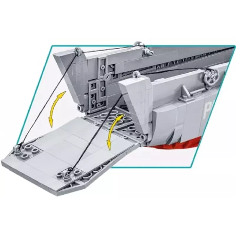 Set de construcción Cobi LCVP Higgins Boat 715 piezas edad 8+