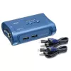 TRENDnet TK-207K kit de switch KVM USB de 2 puertos, de sobremesa