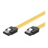 Goobay 95021 Cable de datos S-ATA para HDD SDD 6 Gbits conector SATA Tipo L macho a conector SATA Tipo L macho longitud 50 cm conector recto
