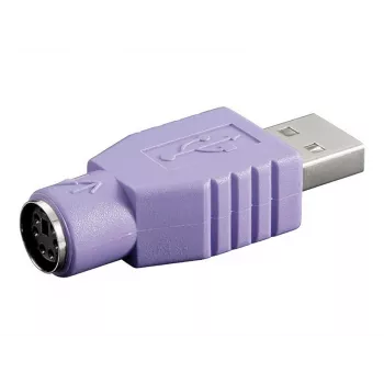 Adaptador de cable Microconnect USBA-M/PS2-F Violeta