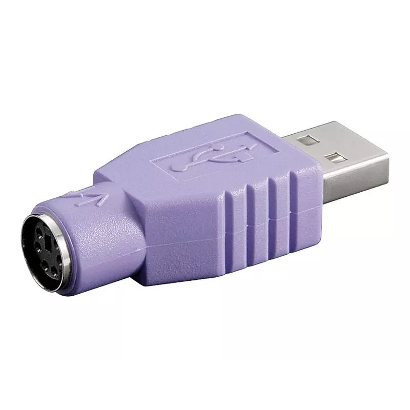 Adaptador de cable Microconnect USBA-M/PS2-F Violeta