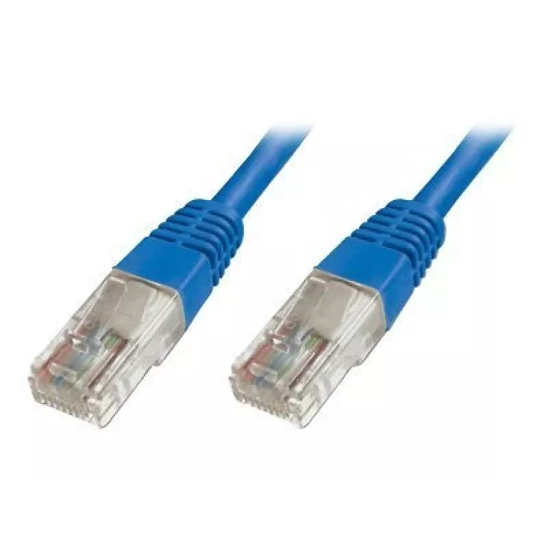 Cable de parcheo U/UTP Cat.5e PVC 3 m azul