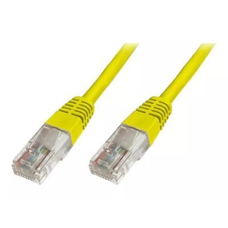 Cable de parcheo Digitus CAT 5e U/UTP DK-1512-050/Y 5 m amarillo