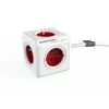 Allocacoc PowerCube Extended - 1,5m - gris - rojo - 220 - 240V (PowerCube Extended 1,5M R)