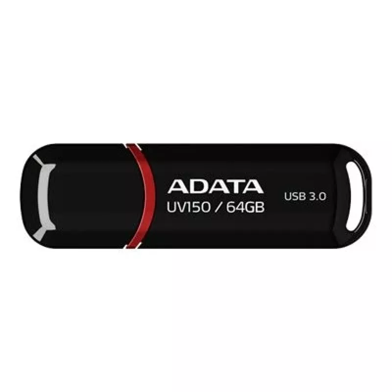 ADATA 64GB DashDrive UV150 Unidad flash USB USB Type-A 3.2 Gen 1 (3.1 Gen 1) Negro
