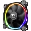 Thermaltake Riing 12 LED RGB Sync Edition CL-F071-PL12SW-A ventilador de caja de 120 mm, 3 uds., hasta 1500 rpm, negro
