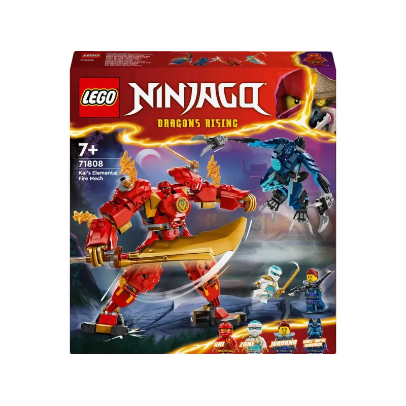 LEGO NINJAGO Set 71808 — 322 piezas, 4 minifiguras, altura 160 mm, edad 7+