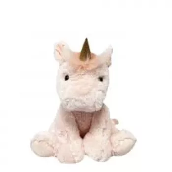 Peluche TULILO mascota Lily unicornio 30 cm — peluche suave, diseño sentado