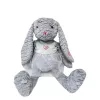 Peluche TULILO mascota conejo rosa 32 cm gris - conejo de peluche 32 cm