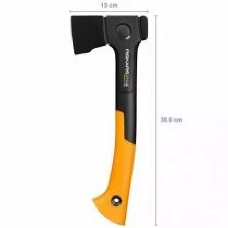 Hacha Fiskars 1069102 X14 355 mm 750 g hoja de acero forjado mango ergonómico