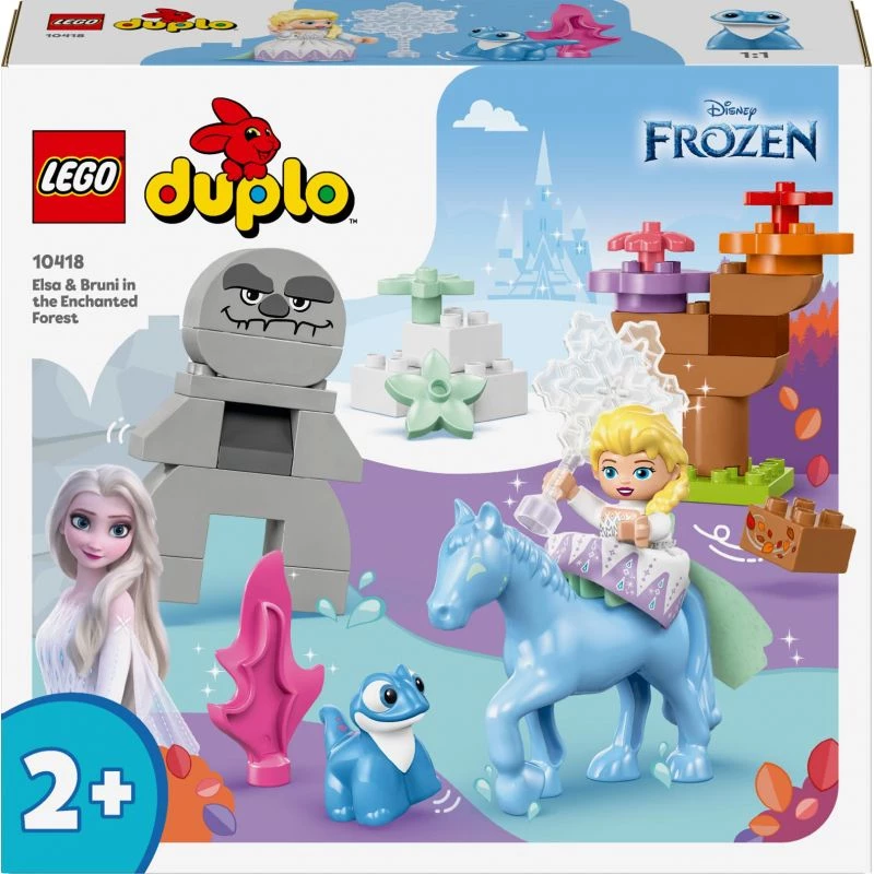 LEGO DUPLO Set de juego 10418 — Disney Elsa y Bruni en el bosque encantado, 31 piezas, 2+ años