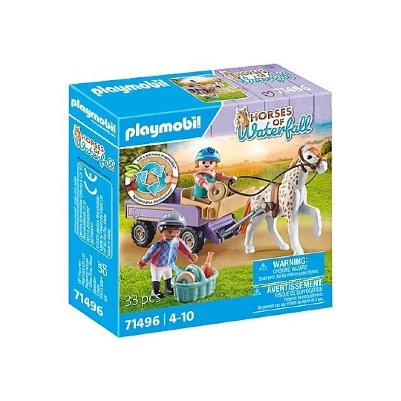 Playmobil 71496 Horses of Waterfall: Carruaje de poni