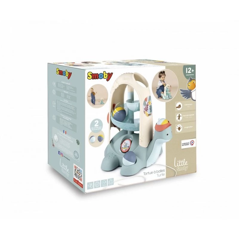 Pista de bolas Smoby Dickie Little pista de bolas tortuga diseño multicolor para niños pequeños