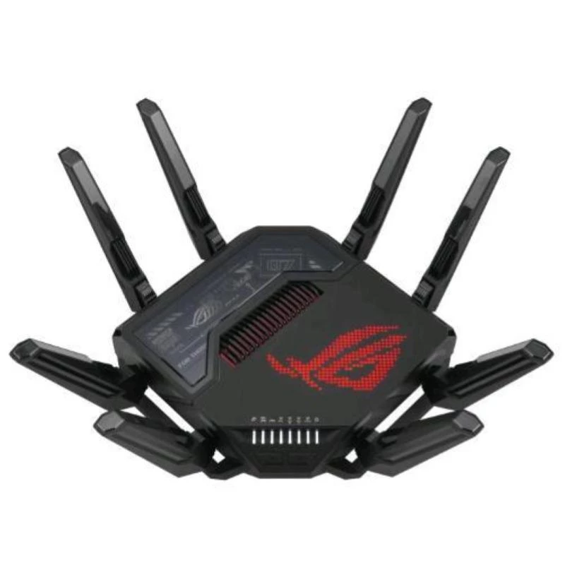 Router inalámbrico ASUS ROG Rapture GT-BE98 10 Gigabit Ethernet Quad-Band (2,4 GHz / 5 GHz-1 / 5 GHz-2 / 6 GHz) Negro