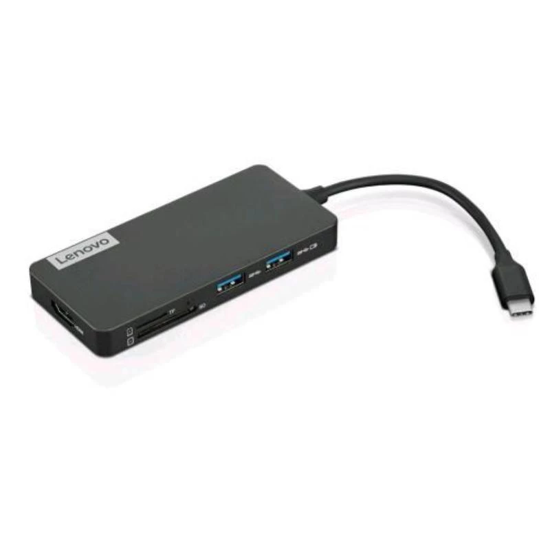 Lenovo 4X11N40212 Estación de acoplamiento/replicador de puertos para portátil con cable USB 3.2 Gen 1 (3.1 Gen 1) Type-C negro