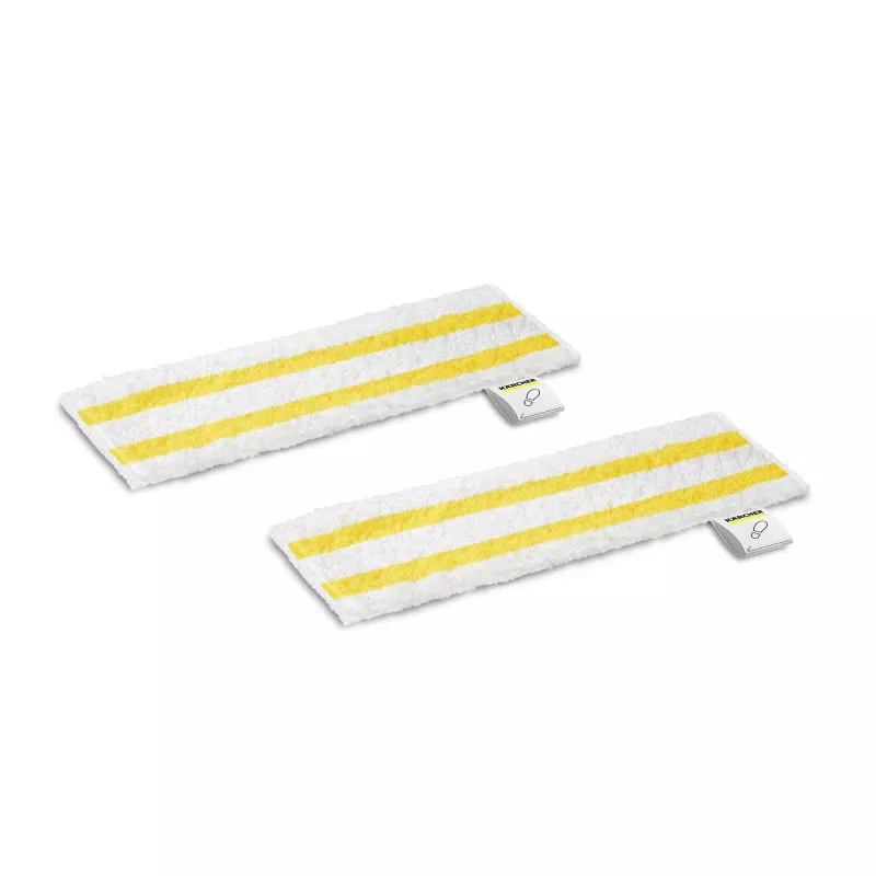 Kärcher Set de bayetas universales para suelo EasyFix Mop, bayetas desechables Blanco, Amarillo