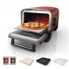 Ninja Woodfire OO101EU horno eléctrico de exterior, horno para pizza y ahumador, 2400 W
