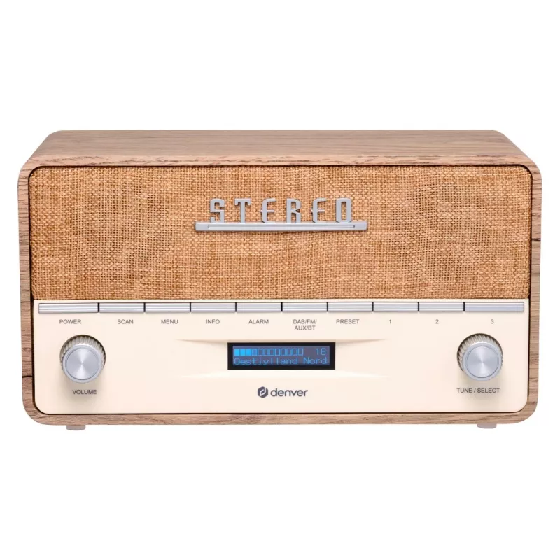 Radio portátil Denver DAB-36LW sintonizador digital DAB+ 5W LCD