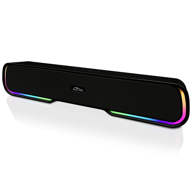 Altavoz MEDIA‑TECH Phantom MT3180 barra de sonido 450W RMS, 80W con batería, Bluetooth, con cable e inalámbrico, negro