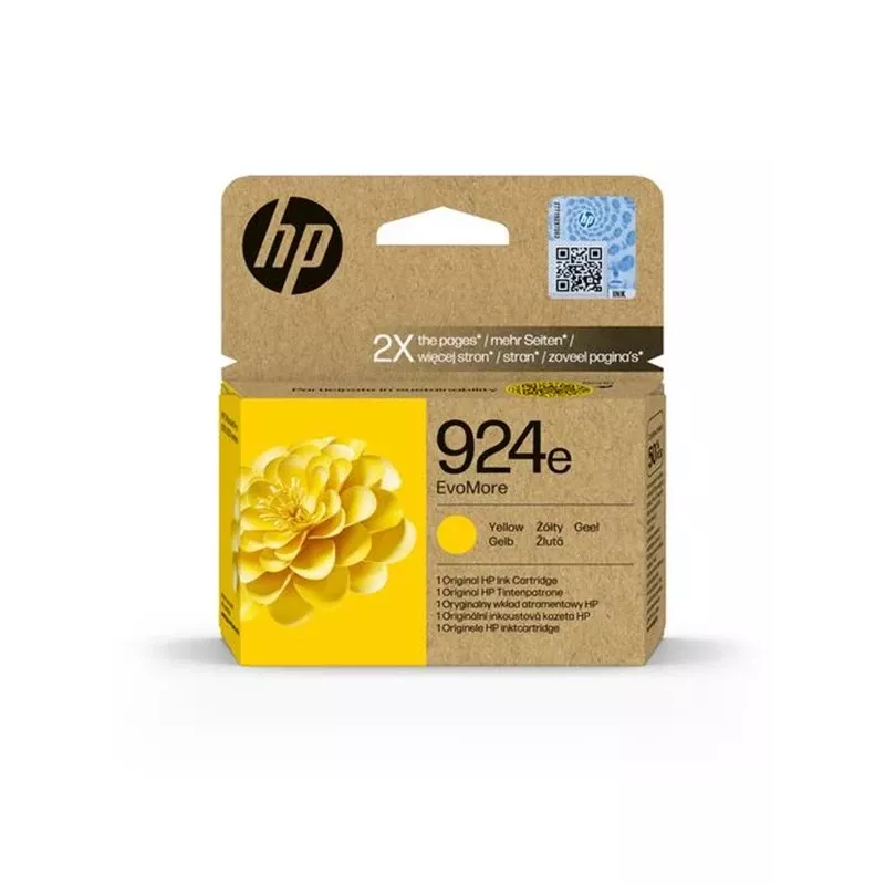 HP 924e EvoMore Amarillo Cartucho de tinta original
