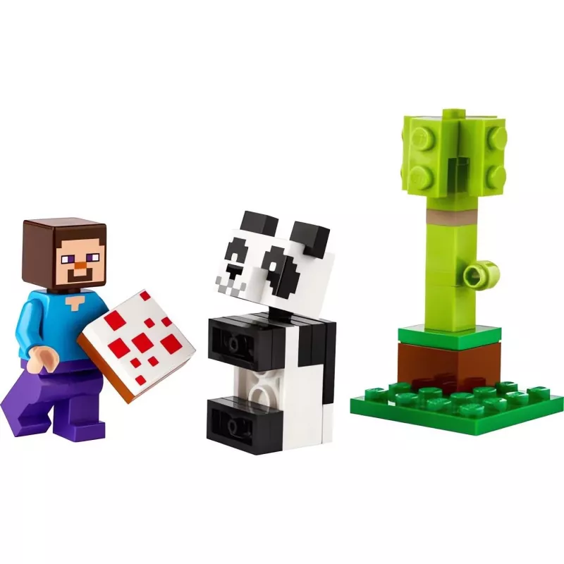 LEGO Minecraft Steve y Panda Bebé 30672 Bolsa