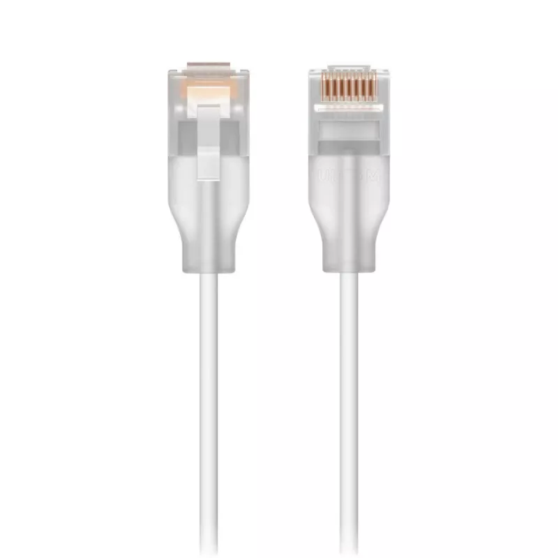 Ubiquiti UACC-Cable-Patch-EL-0.15M-W Cable de red Translúcido, Blanco Cat6