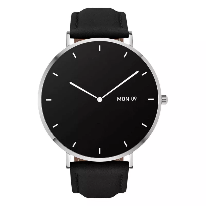 Smartwatch Garett Verona plata-negro piel VERONA_SREB_CZARN_SKOR Garett
