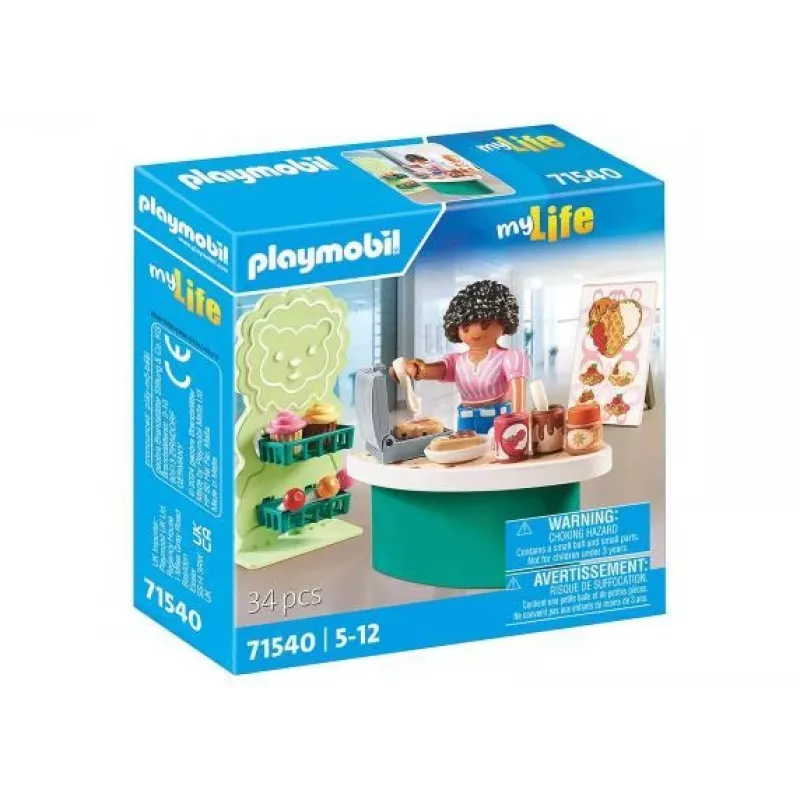 Playmobil 71540 My Life: puesto de dulces