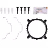 Thermaltake Contac 9 SE Disipador de aire para procesador 9,2 cm Negro. Blanco