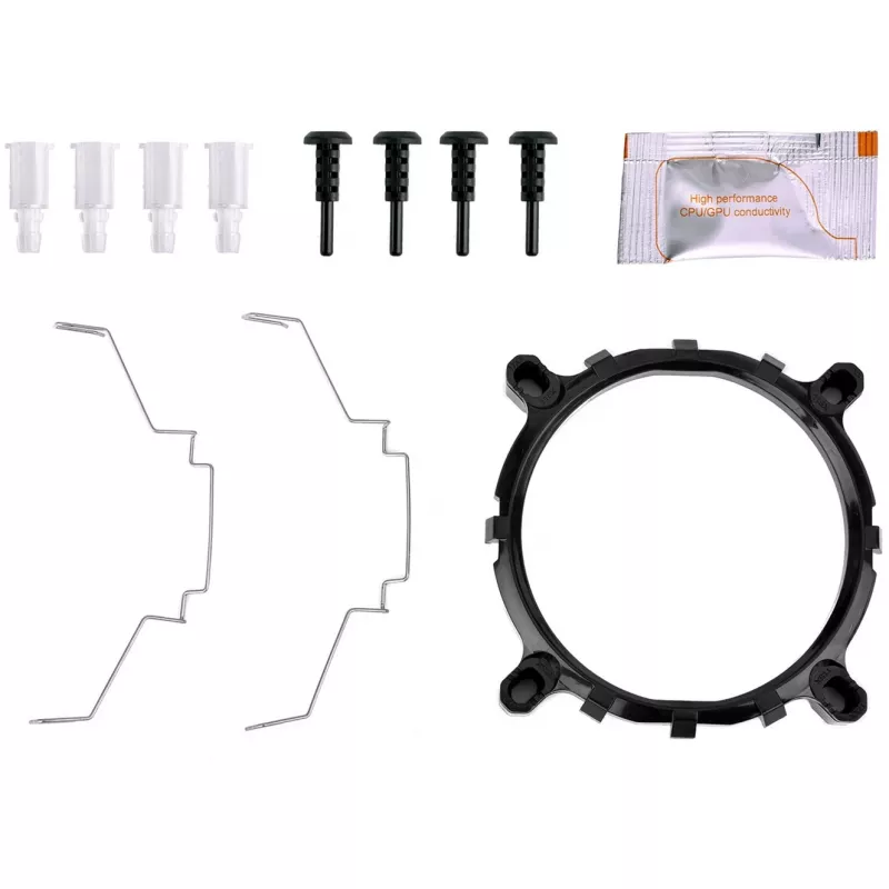Thermaltake Contac 9 SE Disipador de aire para procesador 9,2 cm Negro. Blanco
