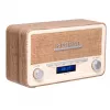 Denver DAB-18LW radio retro DAB+/FM, Bluetooth, aspecto madera clara