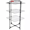 Tendedero de pared VILEDA Mixer 3 Ultimate — acero, 30 m de tendedero, plegable, con ruedas, 131×93×71 cm