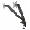 Soporte de mesa con pistón de gas para 2 LED / LCD de 13-27 pulgadas L-13GD