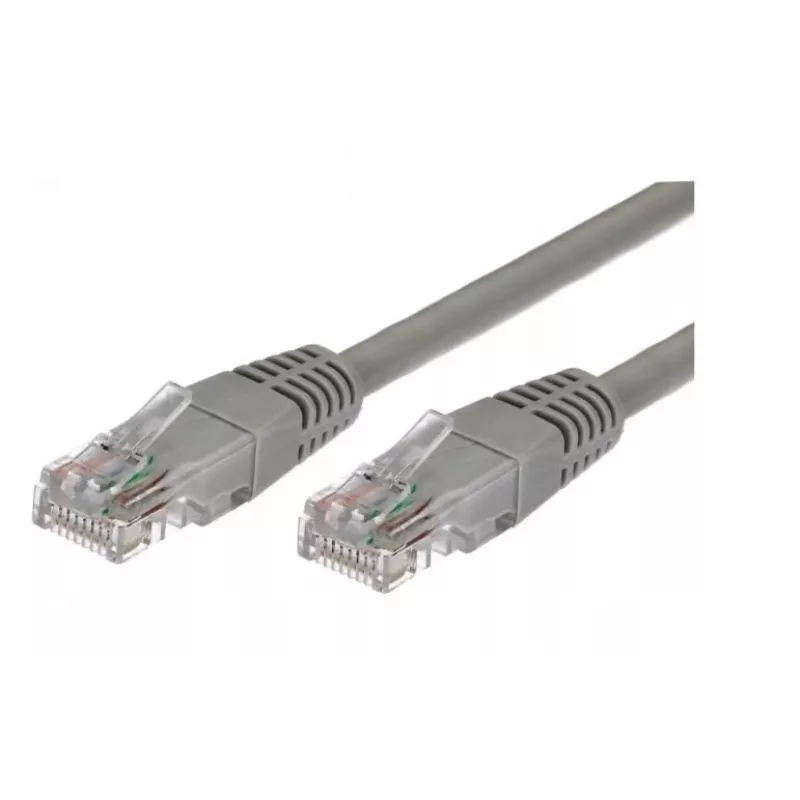 TB AKTBXKS6U100G10 Cat.6 UTP cable de conexión, 1 m, gris, pack de 10