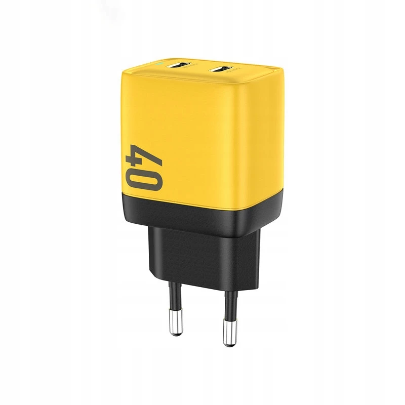Cargador de red WEKOME WK-WP-U128 2x USB-C GaN Super Fast Charger