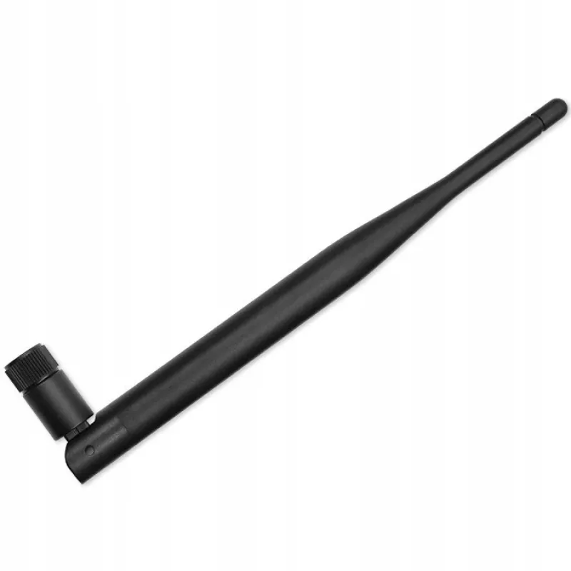 Antena Wi-Fi interior QOLTEC 57046, doble banda 2,4–2,5 GHz y 5,1–5,8 GHz, 5 dBi, 50 Ω
