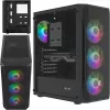 Caja Fury Shobo SH4F con ventana RGB y 4 ventiladores MIDI Ordenador PC